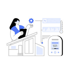 Air Quality Monitor Abstract Concept