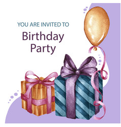 Children S Birthday Party Celebration Posts Set