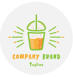 Green Soda Boba Logo