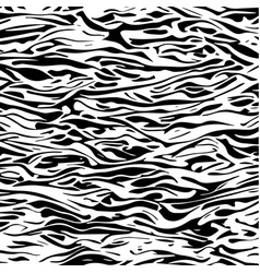 Zebra Abstract Line Motif