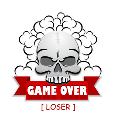 Skull Game Over Icon