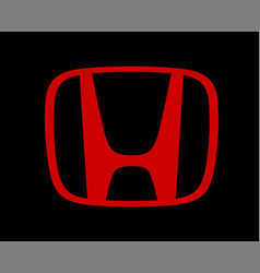 Honda Brand Logo Car Symbol Red Design Japan Auto