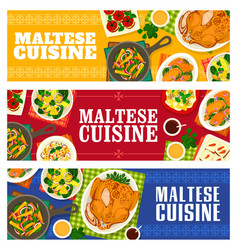 Maltese Cuisine Banners Food Malta