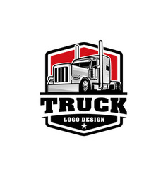 American Truck - Big Rig Isolated Logo