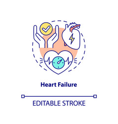 Heart Failure Concept Icon