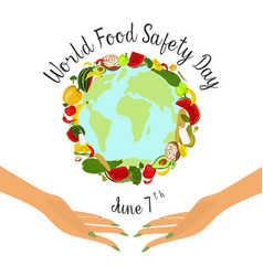 World Food Safety Day On June 7 Banner Poster