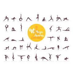 40 Yoga Asanas With Names