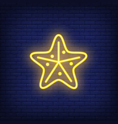 Starfish Neon Sign