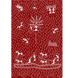 Traditional Warli Painting From Northern