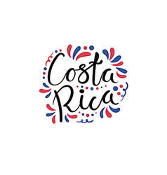 Costa Rica Calligraphic Lettering Quote