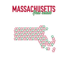 Massachusetts Real Estate Properties Map Text