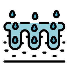 Water Sensor Icon Flat