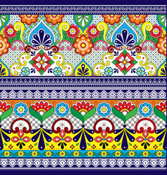 Mexican Talavera Pottery Seamless Pattern