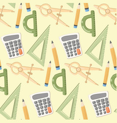 Online Education Seamless Pattern Flat Icons