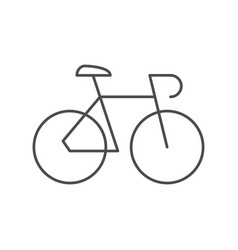 Racing Bike Line Outline Icon