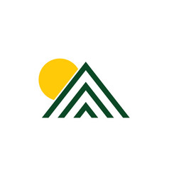 Stripes Sun Mountain Logo