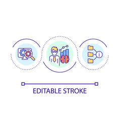 Data Analytics Loop Concept Icon