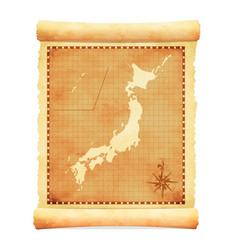 Old Vintage Japan Map