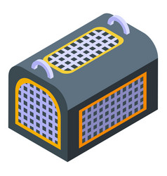 Box Pet Icon Isometric Cat Carrier