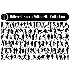 Different Sports Silhouette Image