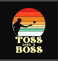 Toss Like A Boss Retro Style Cornhole