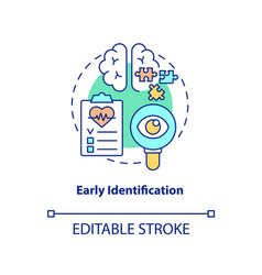 Early Identification Concept Icon