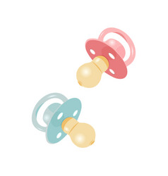 Baby Pacifier Pink And Blue For Girls And Boys