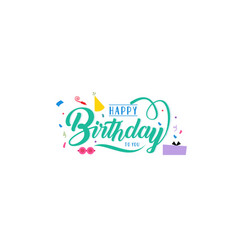 Happy Birthday To You Template Design