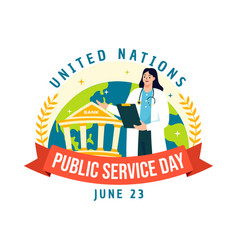 United Nations Public Service Day With Publics