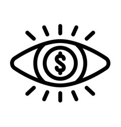 Vision Business Ethics Line Icon