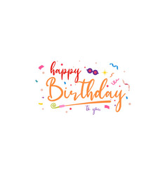 Happy Birthday To You Template Design