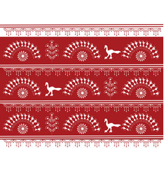 Traditional Warli Painting From Northern