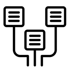 Scenario Scheme Icon Outline Style