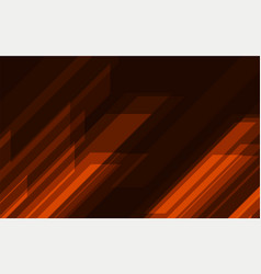 Dark Orange Glossy Glowing Geometric Tech