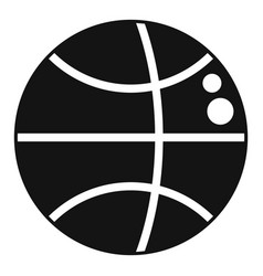 Basketball Ball Icon Simple Active Fitness