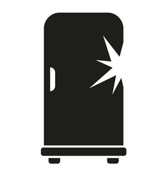 Broken Fridge Cooler Icon Simple Repair