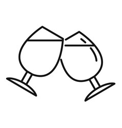 Toast Party Icon Outline Drink Cheers