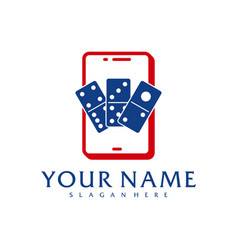 Phone Domino Logo Template Creative Domino Logo