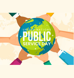 United Nations Public Service Day With Publics