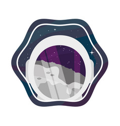 Astronaut Helmet Badge