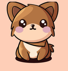 Cute Dog Dog Kawaii Chibi Drawing Style Dog