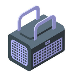 Pet Bag Icon Isometric Animal Travel