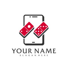 Phone Domino Logo Template Creative Domino Logo