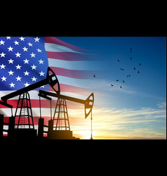 Usa Oil Industry Concept