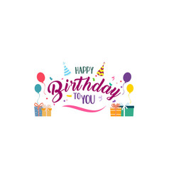 Happy Birthday To You Template Design