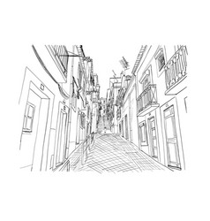 Lisbon Portugal Alfama Drawing