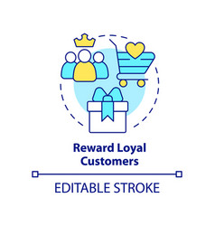 Reward Loyal Customers Concept Icon