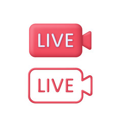 3d Live Streaming Icon Broadcasting