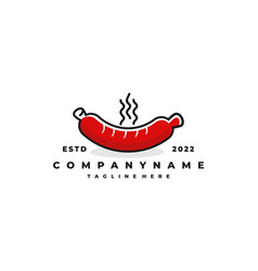 Hot Sausage Logo Design Template