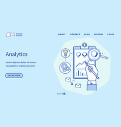 Financial Accounting Report Icon Hand Drawing